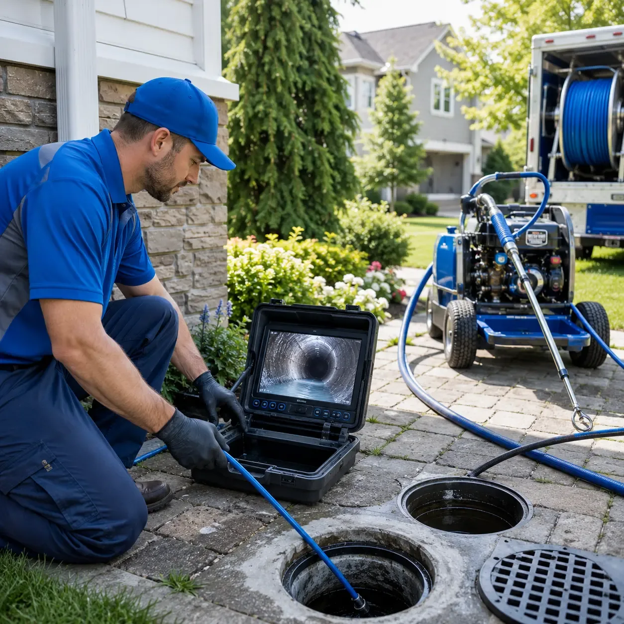 Outdoor drain cleaning professionals serving Park Forest, IL