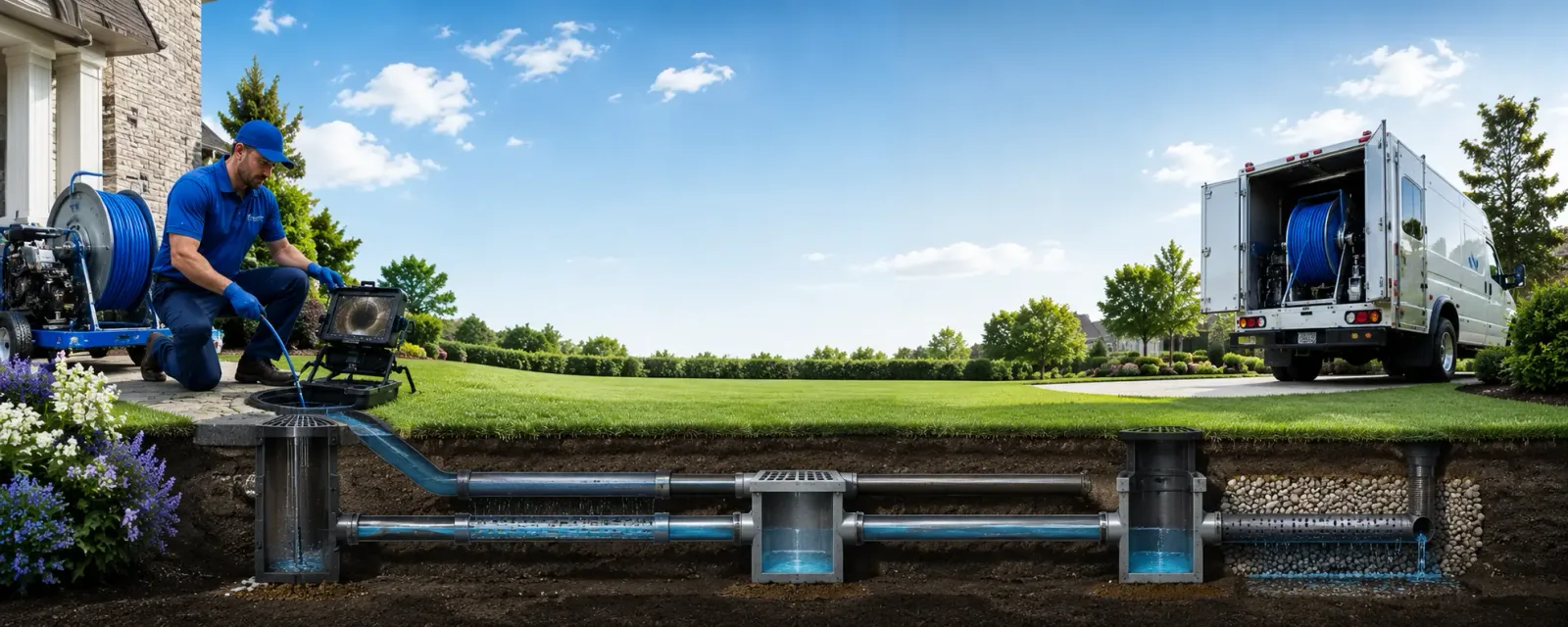 Outdoor drain cleaning information for Park Forest, IL